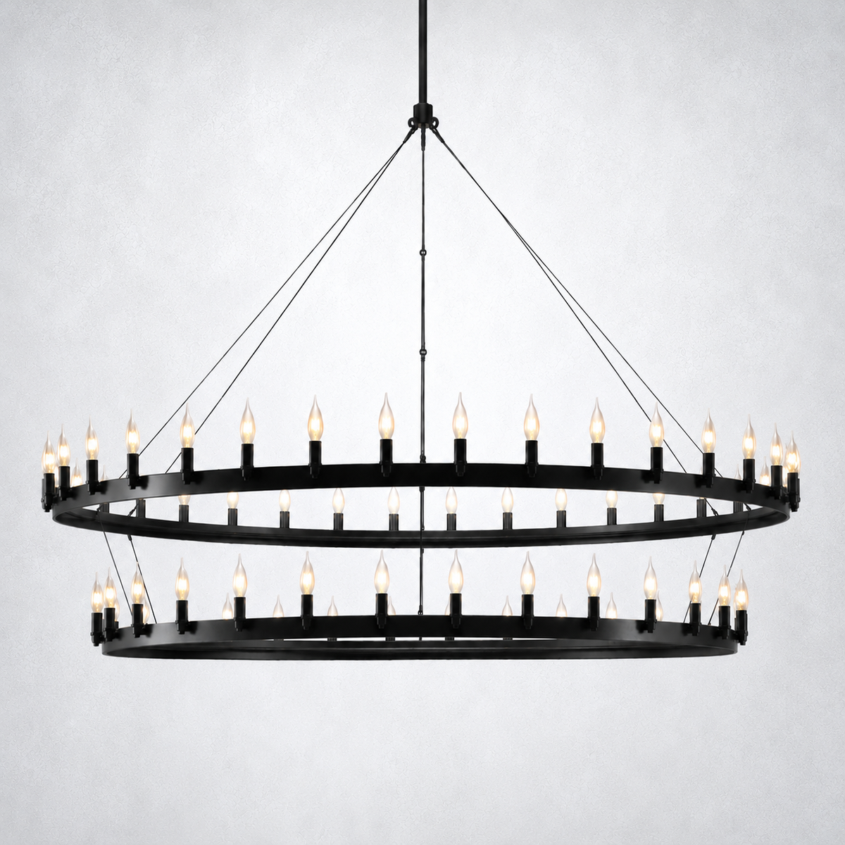 Halo Vintage Candelabra 2-Tier Chandelier
