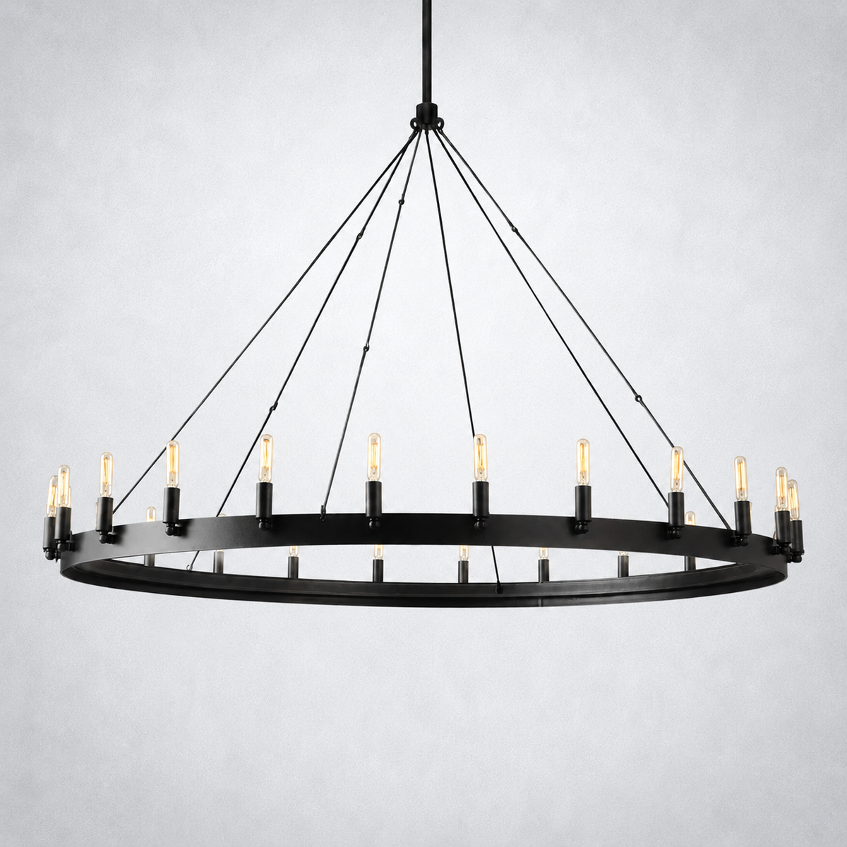 Halo Vintage Filament Round Chandelier