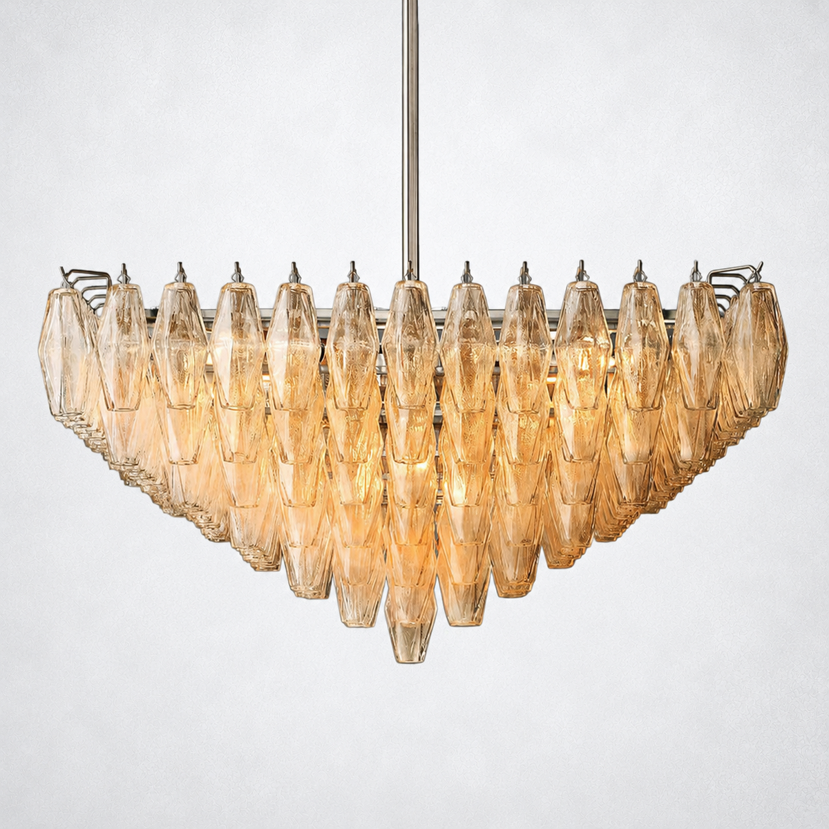 Skylark Crystal Square Chandelier 32"