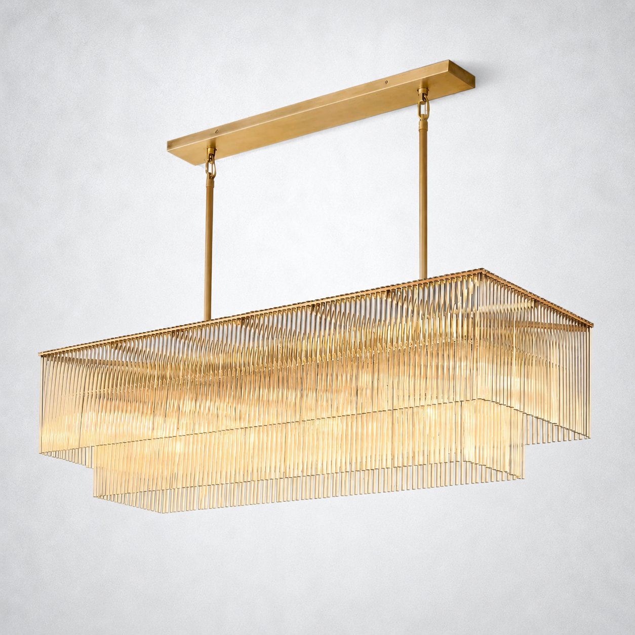 Rosemont Rectangular Chandelier 54"