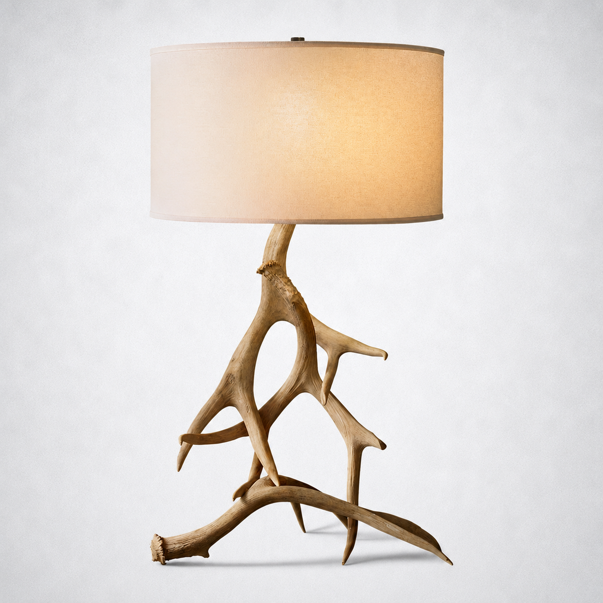 Moonlit Deer Antler Table Lamp