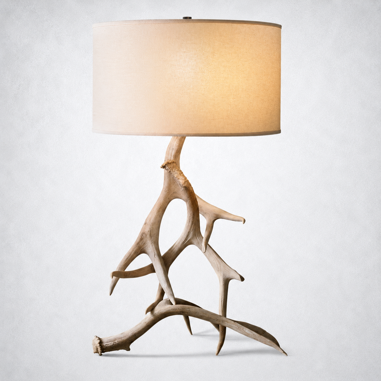 Moonlit Deer Antler Table Lamp