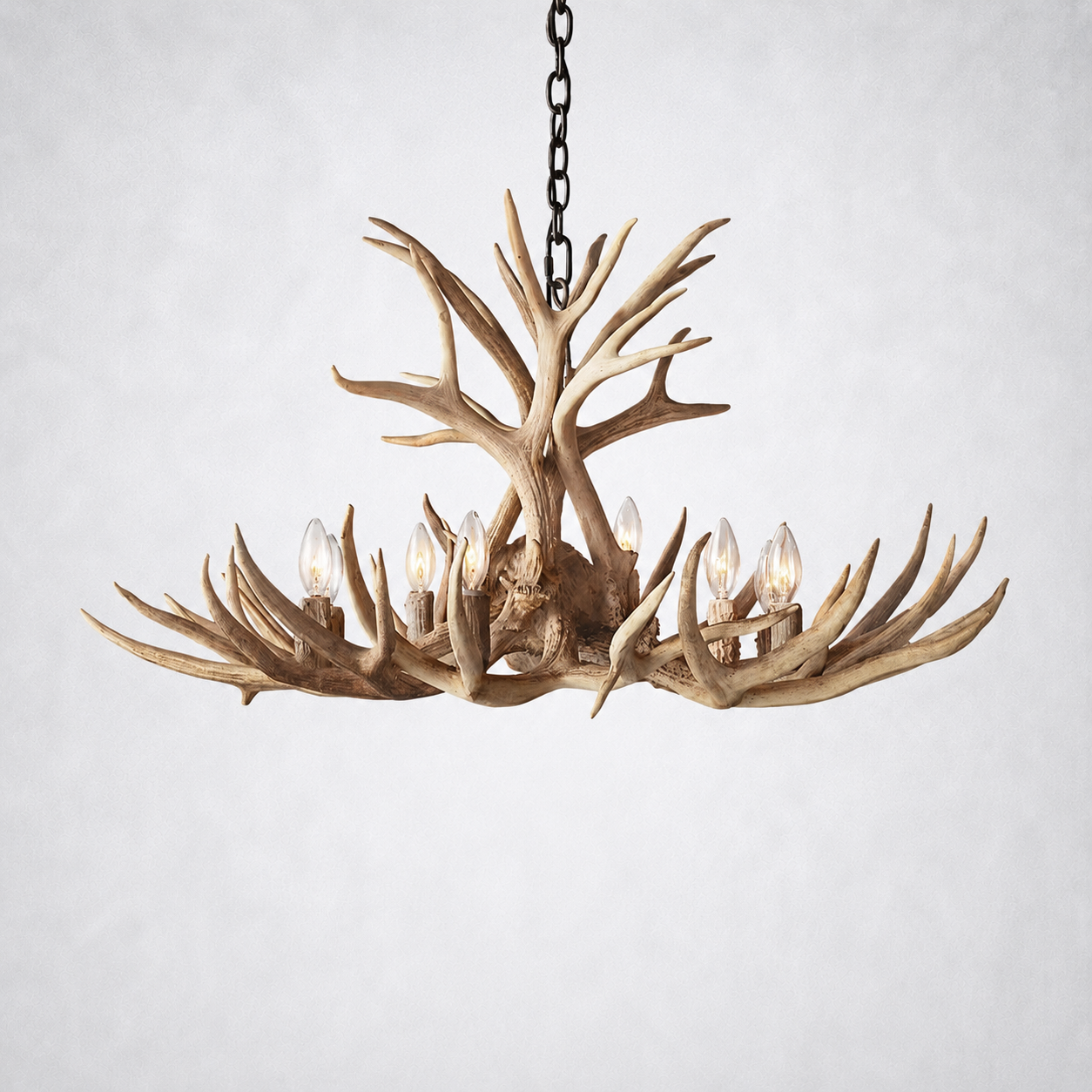 Moonlit Antler Chandelier 36"