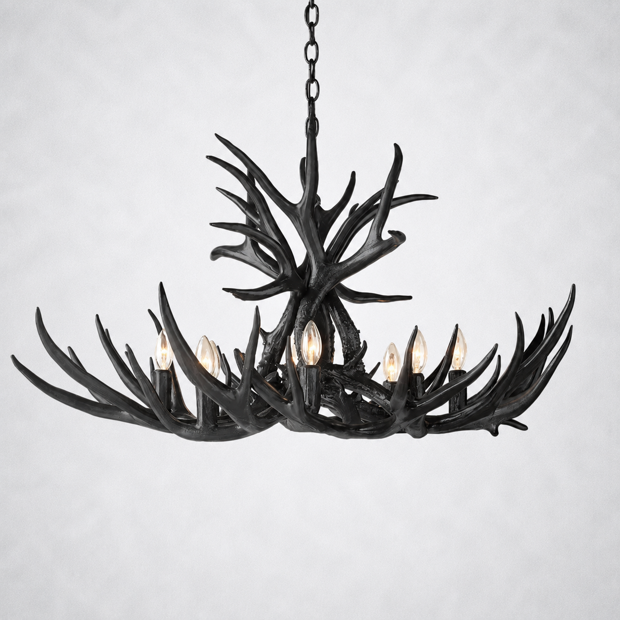 Moonlit Antler Chandelier 36"