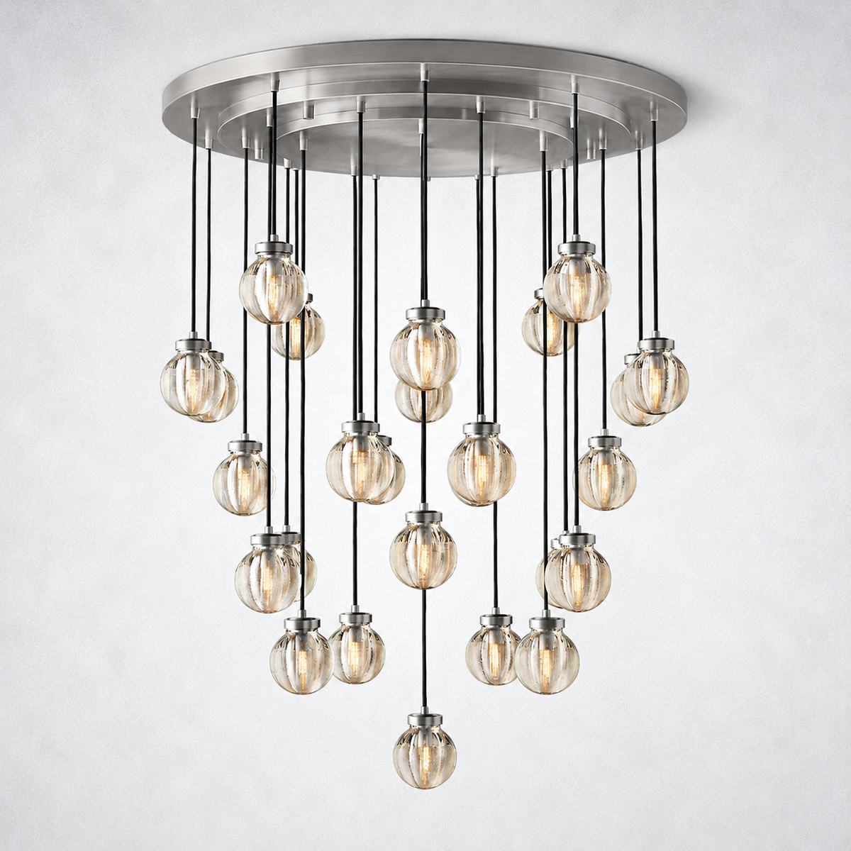 Liora Pearl Round Chandelier 38"