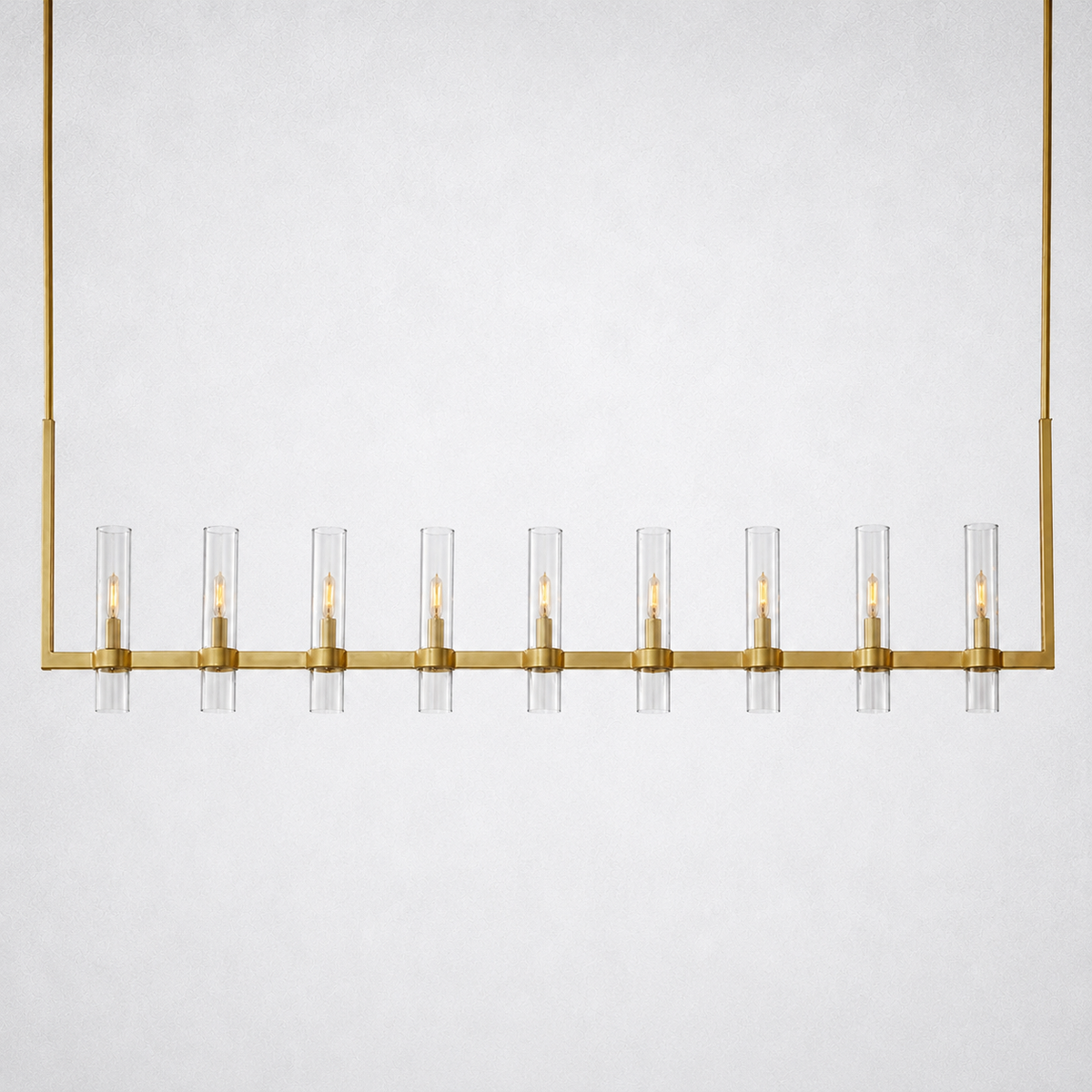 Summit Modern Fashion Glass Linear Chandelier 71''