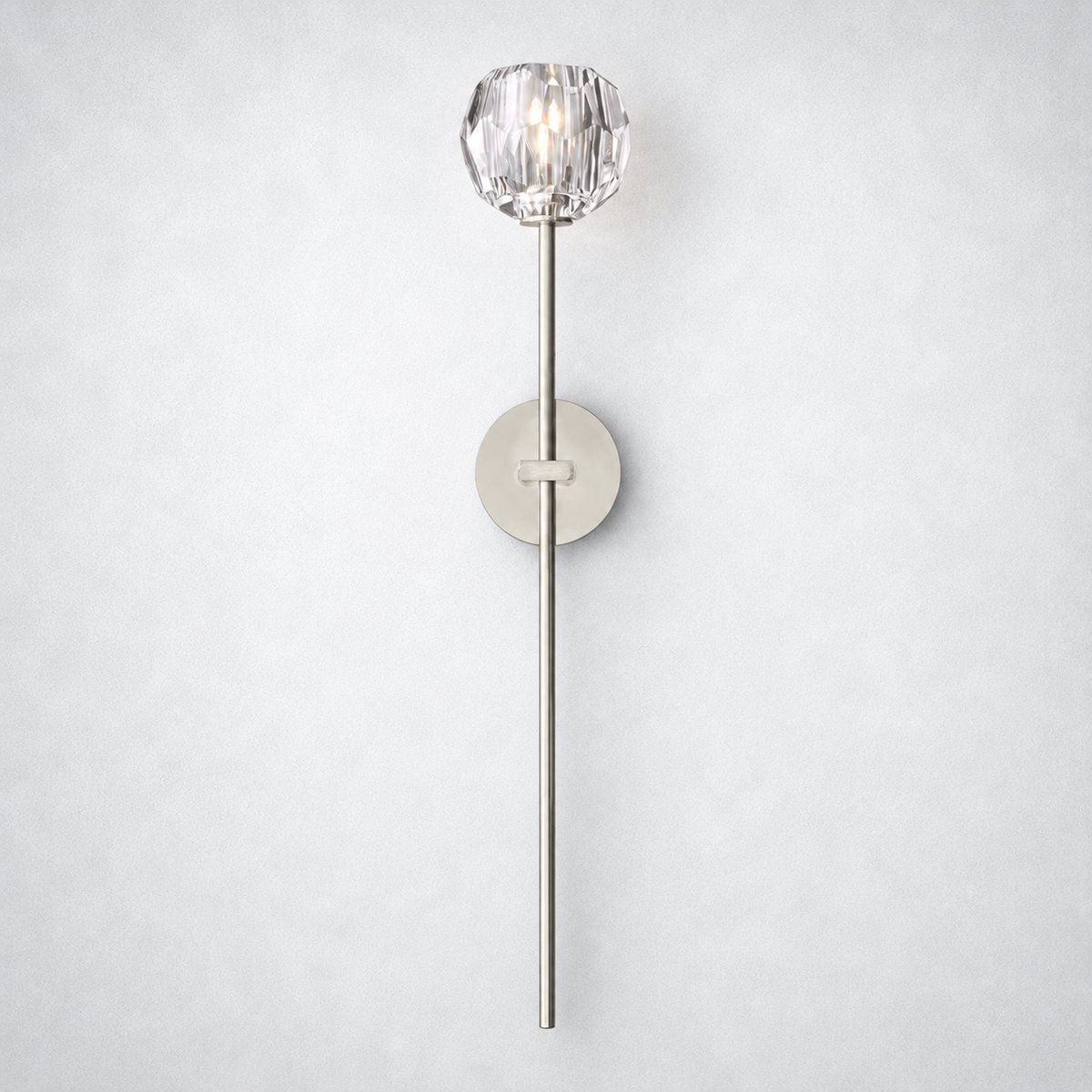 Meridian Clear Crystal Grand Wall Sconce