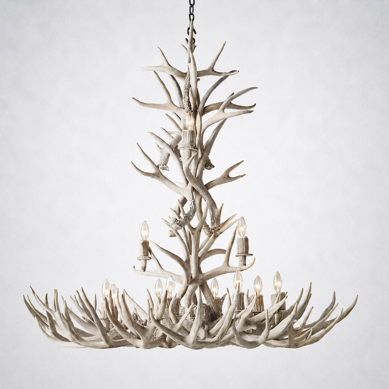 Moonlit Antler Chandelier 48"