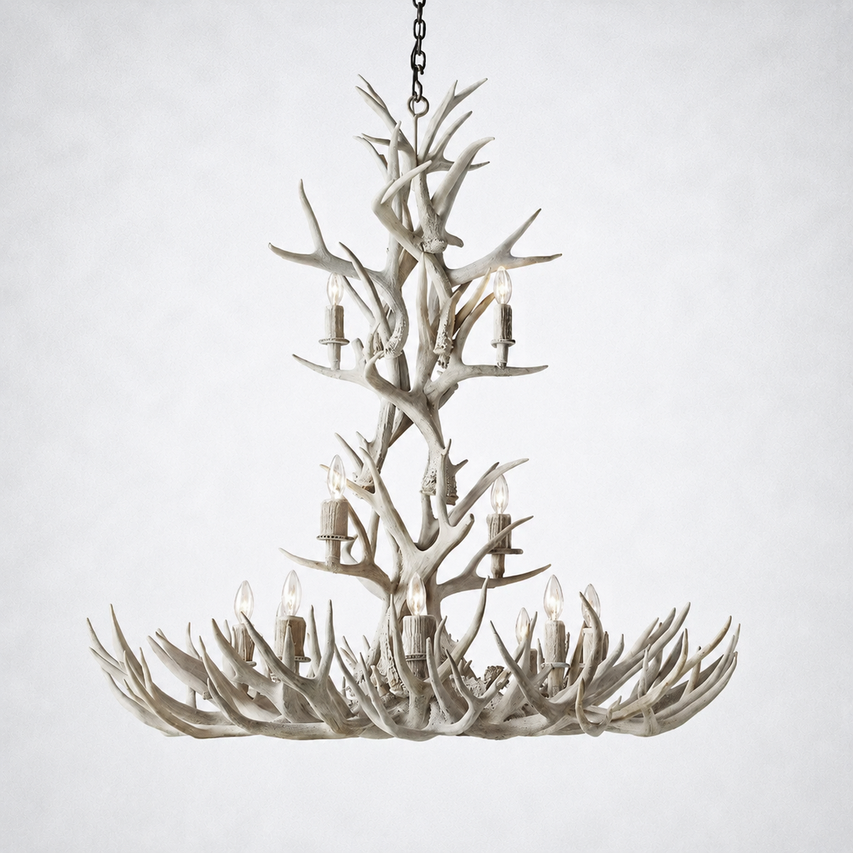 Moonlit Antler Chandelier 48"