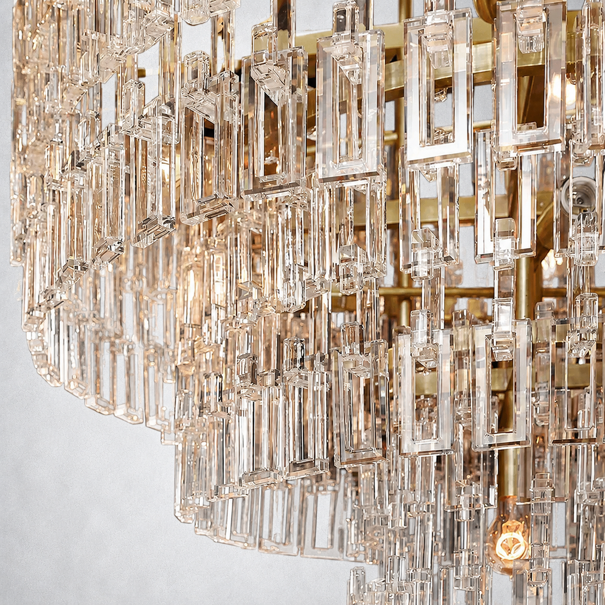 Riviera 5-Tier Round Chandelier 60"