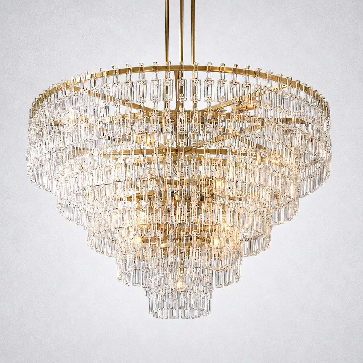 Riviera 5-Tier Round Chandelier 60"