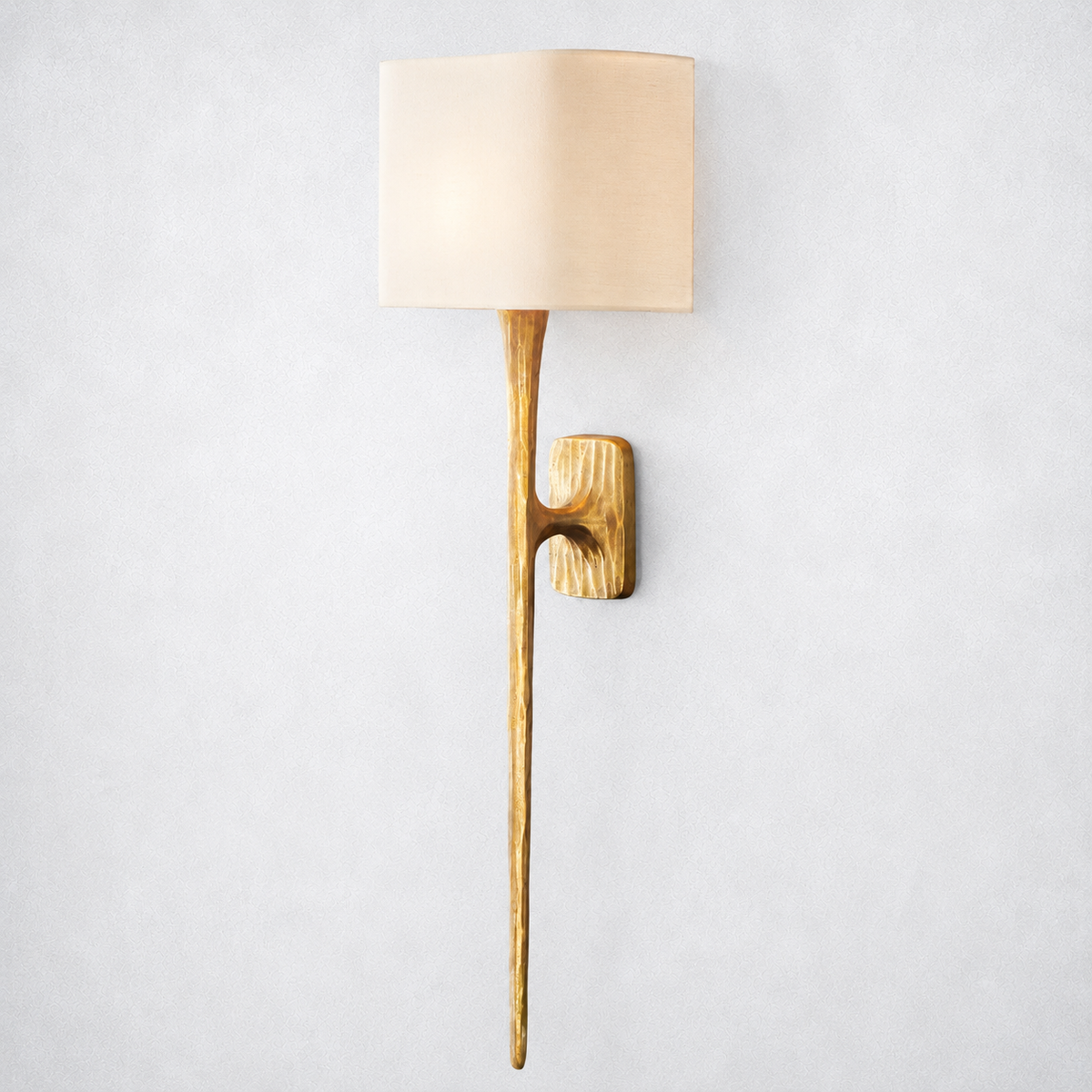 Brilliance Forged Grand Shaded Wall Sconce