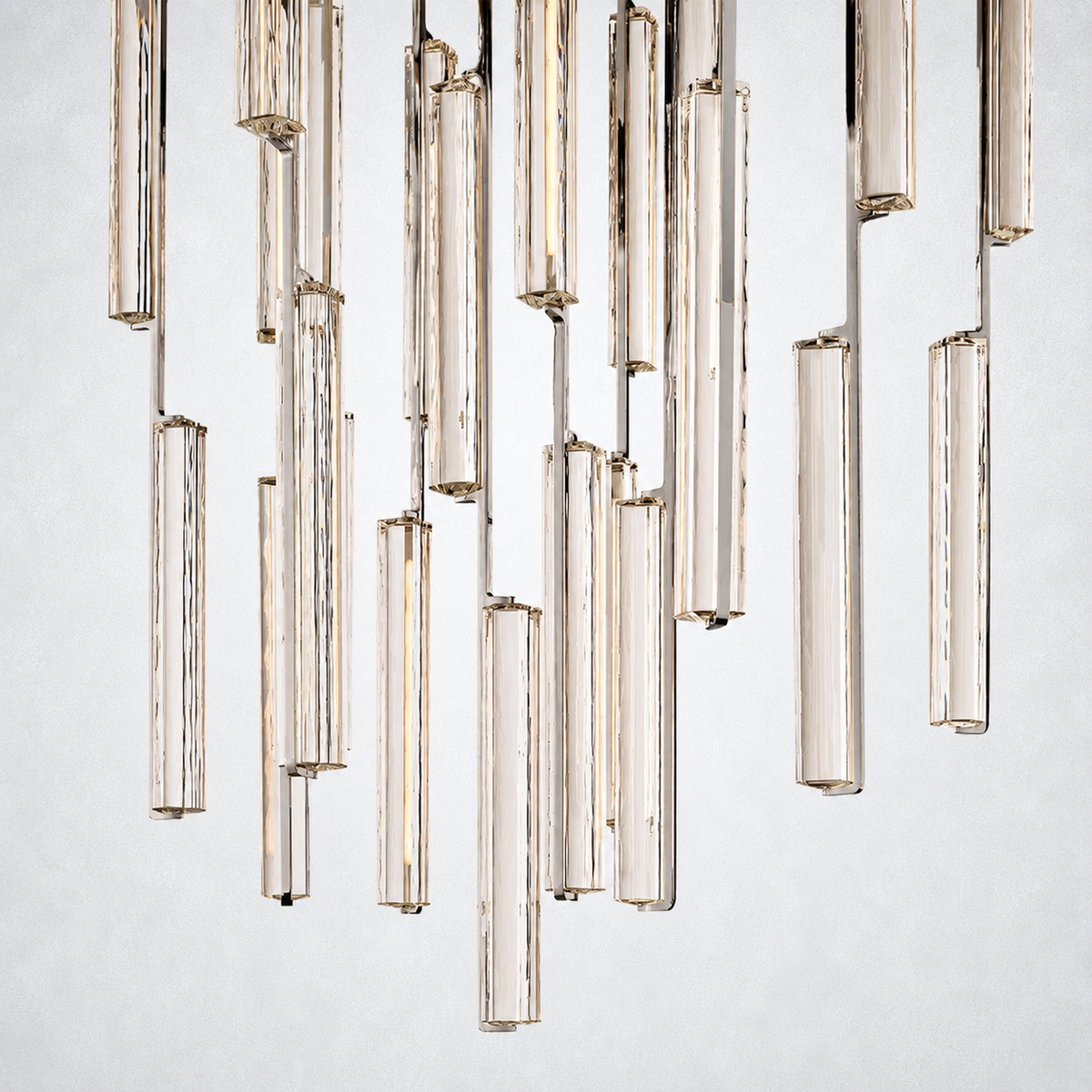 Sterling Round Chandelier 56"