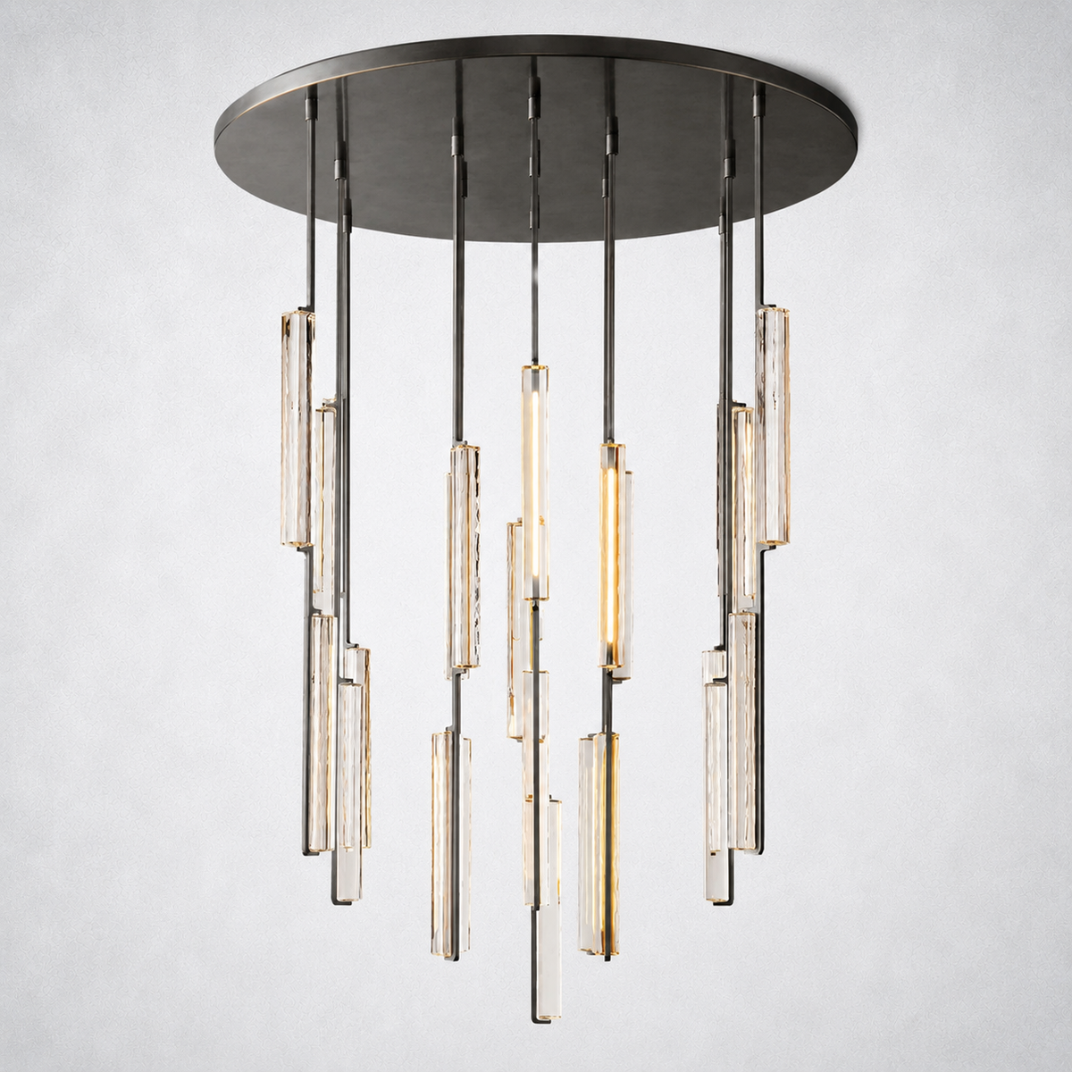 Sterling Round Chandelier 56"