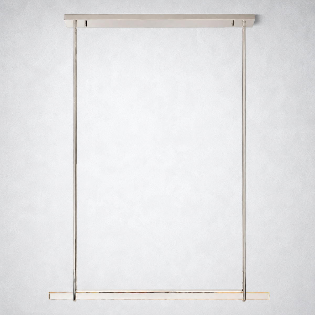 Sterling Single Bar Linear Chandelier 60"