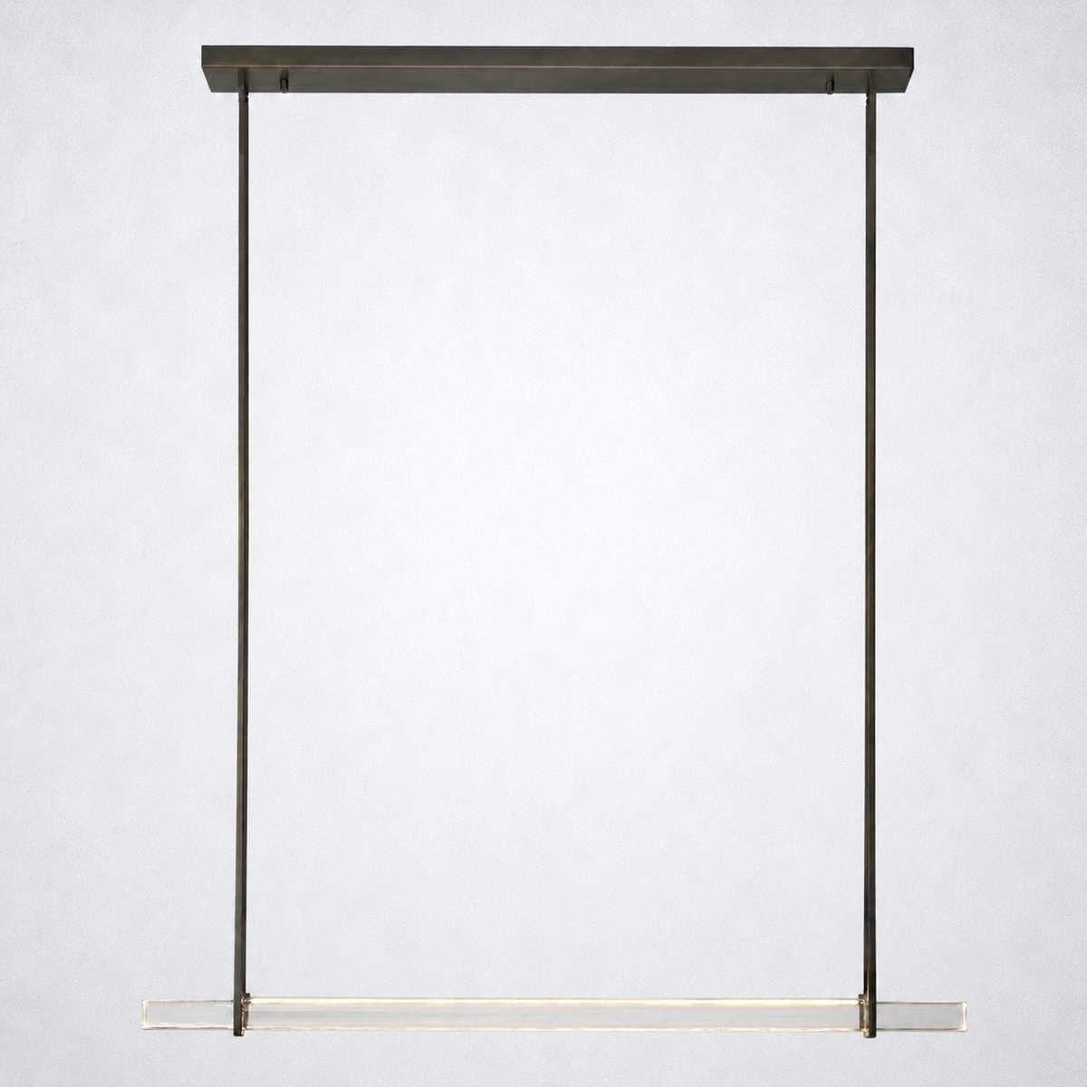 Sterling Single Bar Linear Chandelier 60"