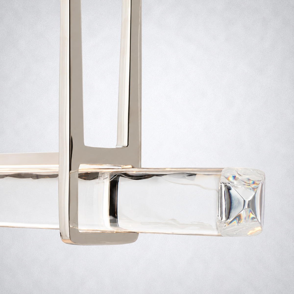 Sterling Single Bar Linear Chandelier 60"