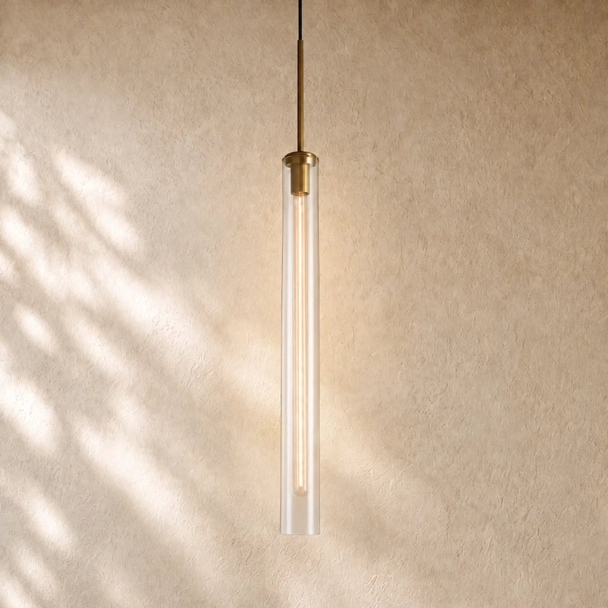Collane Hammered Glass Pendant