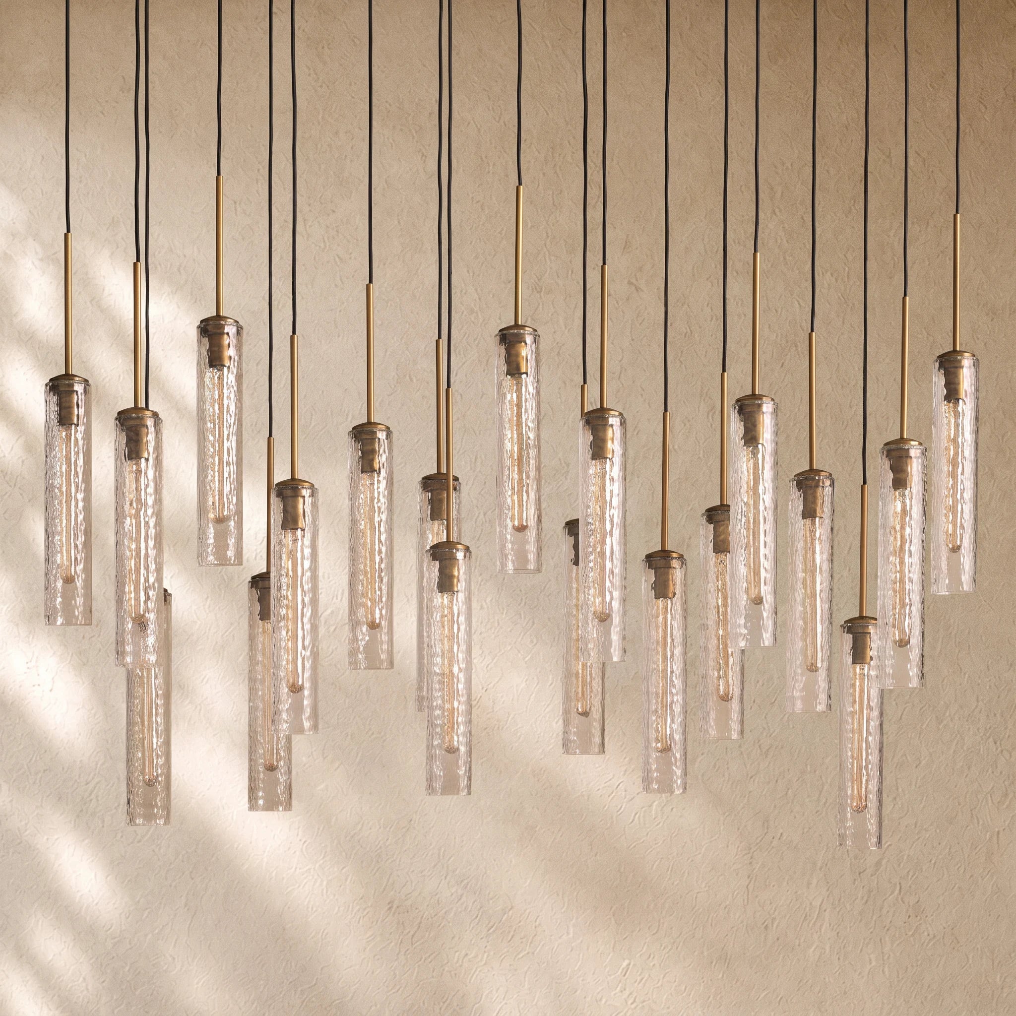 Collane Linear Glass Chandelier