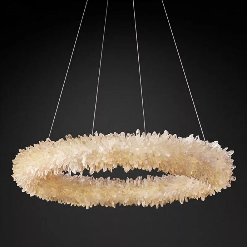 Savoy Crystal Halo Chandelier