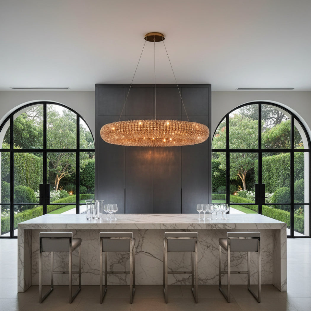 Halo Round Led Chandelier