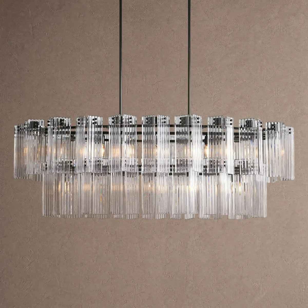 Delsie Oval Chandelier 51''63''72''
