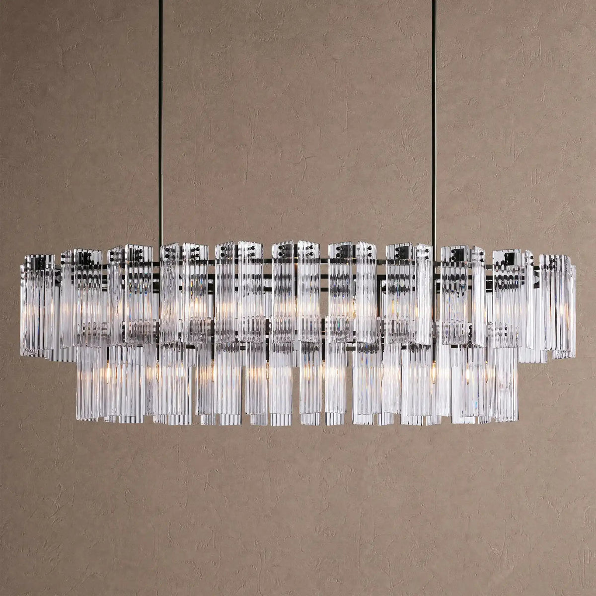 Delsie Oval Chandelier 51''63''72''