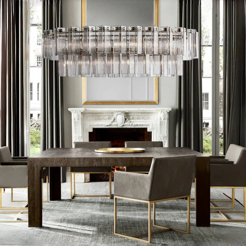 Delsie Oval Chandelier 51''63''72''