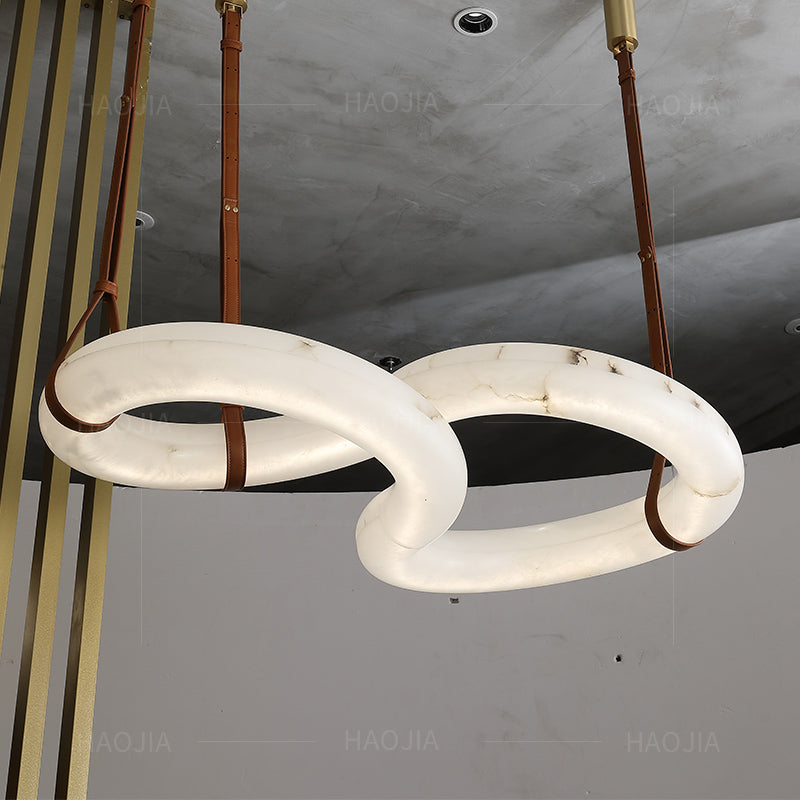 Nocturne Contemporary Nordic Alabaster Chandelier