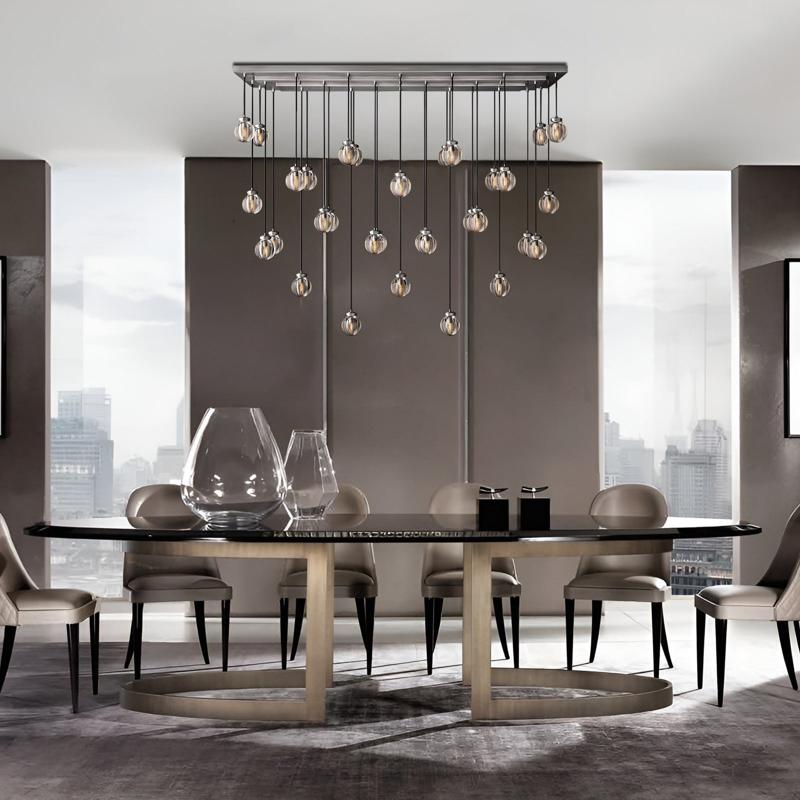 Liora Pearl Linear Chandelier 72"