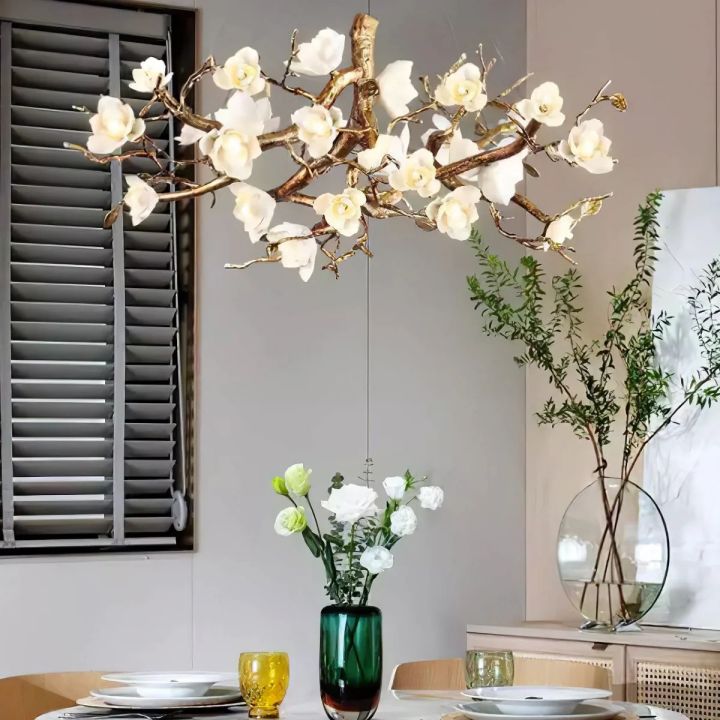 Refined Branch Brass Chandelier