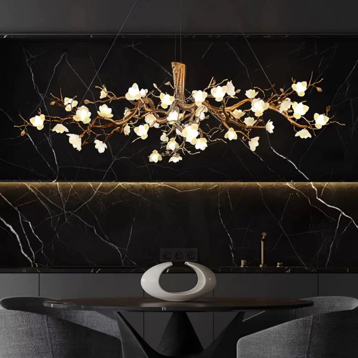 Refined Branch Brass Chandelier