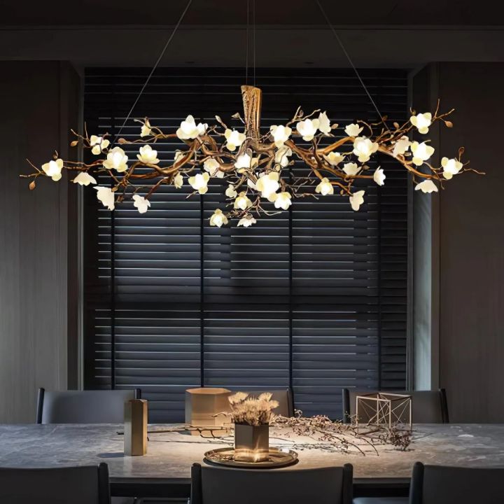 Refined Branch Brass Chandelier