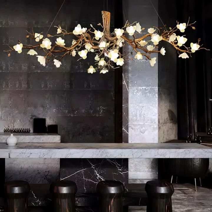 Refined Branch Brass Chandelier