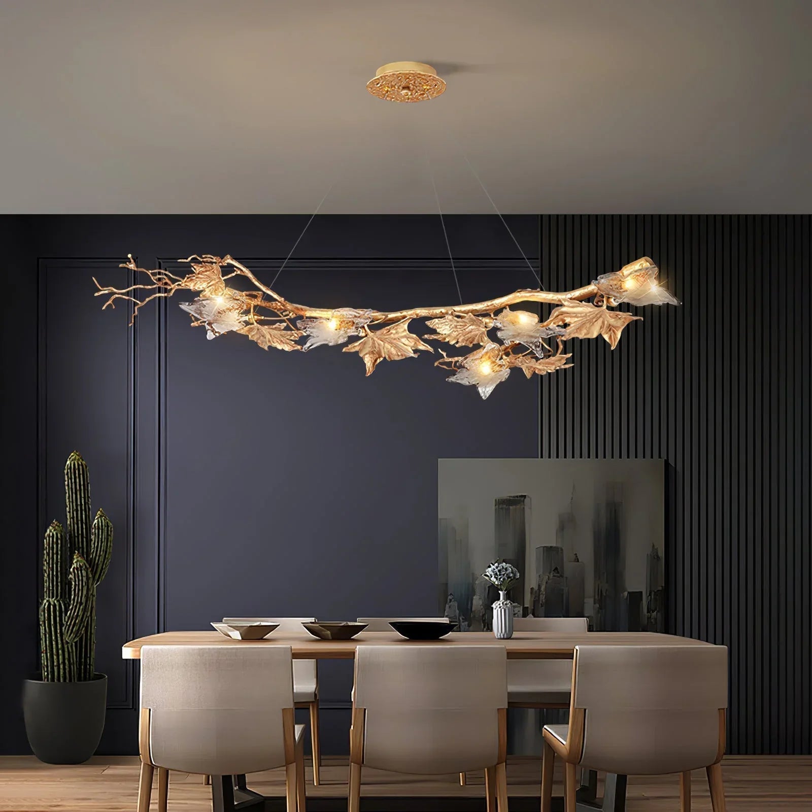Aolio Branch Brass Chandelier