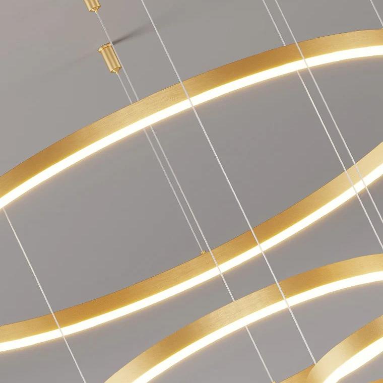 Grandeur Multi Rings Gold Chandelier