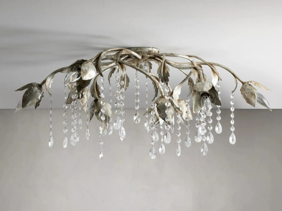 Equinox Crystal Flushmount Ceiling Light