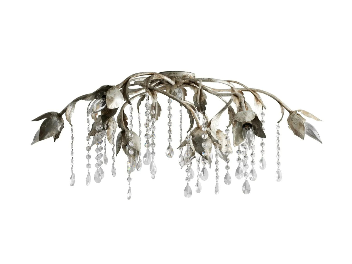 Equinox Crystal Flushmount Ceiling Light