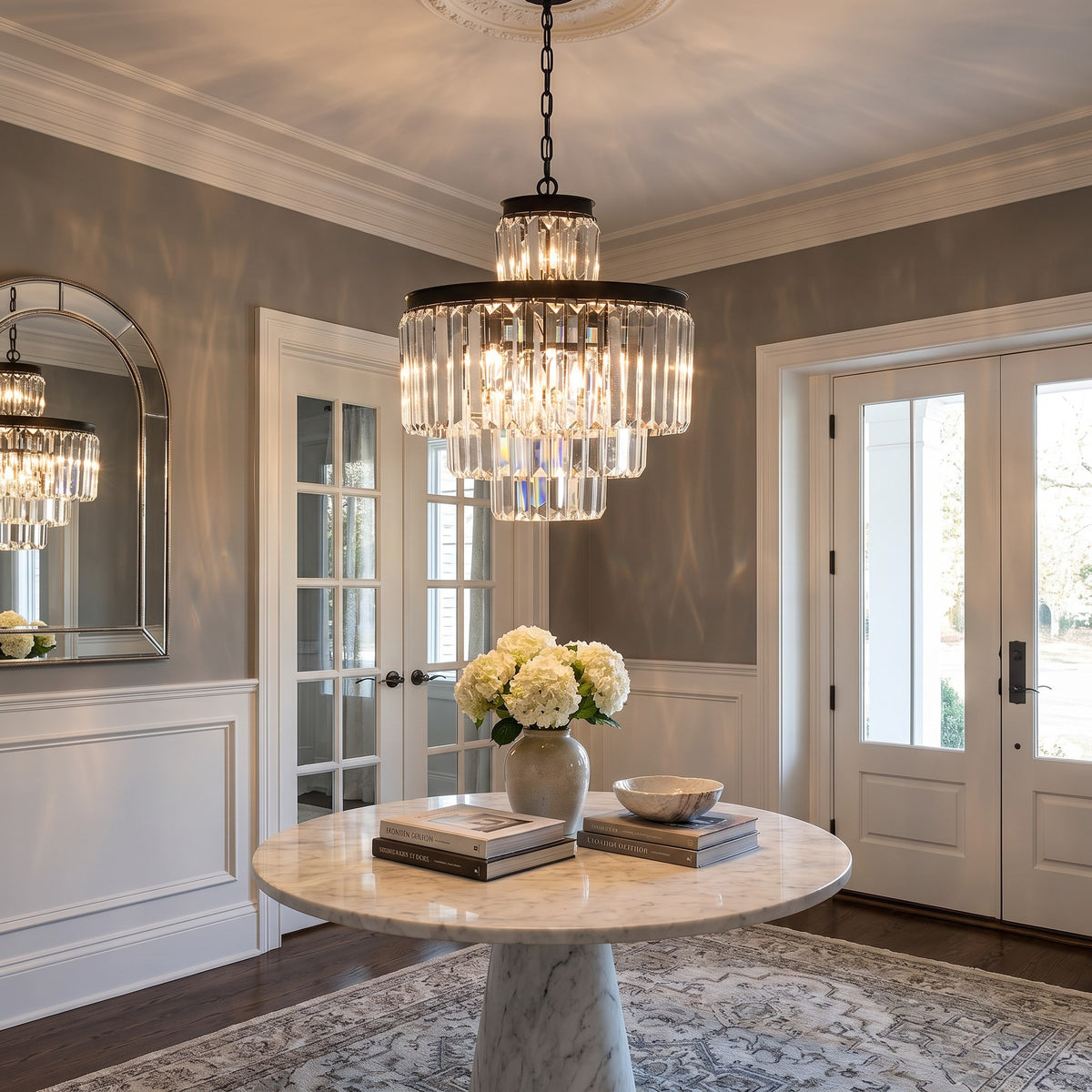 Leyland Tiered Round Chandelier Lighting