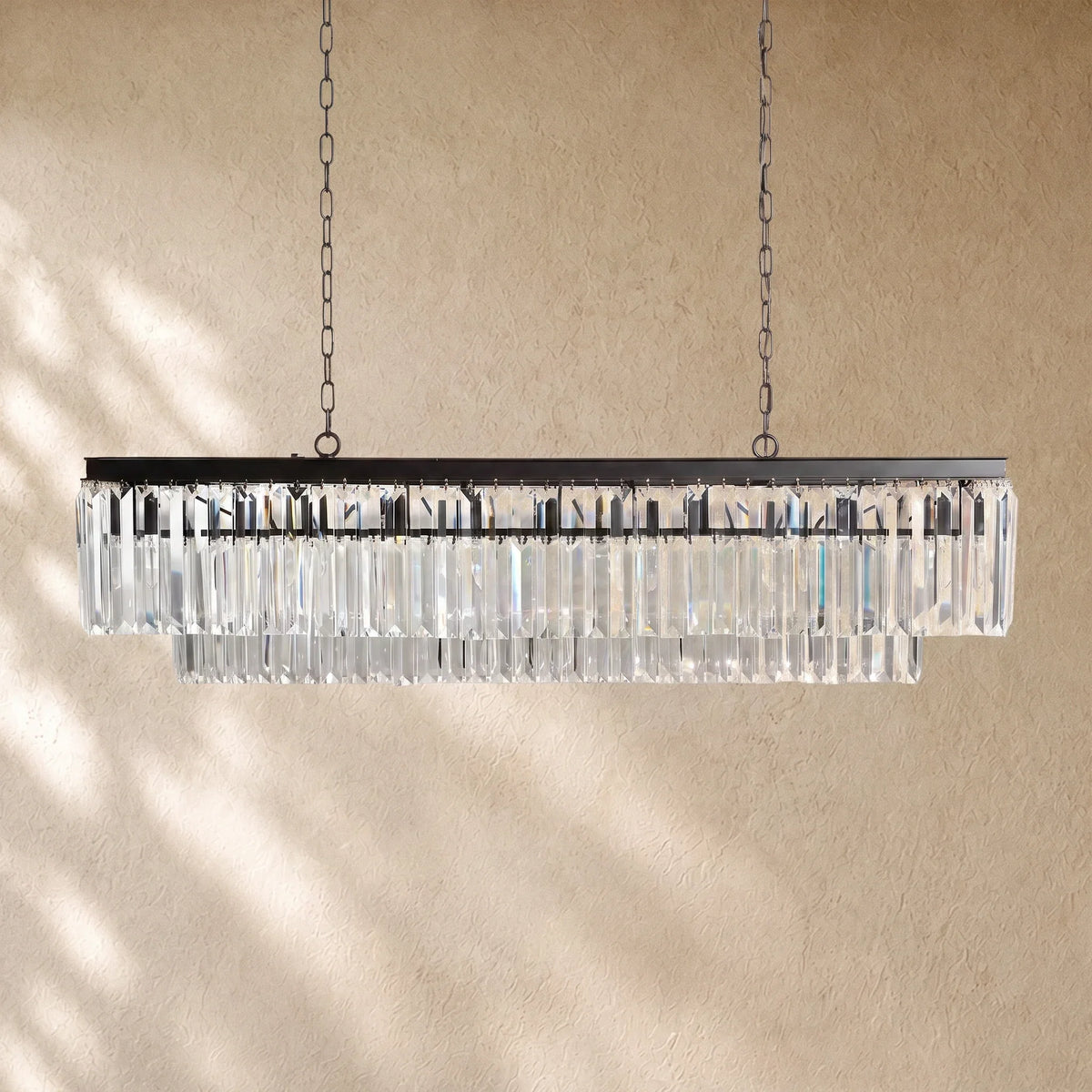Leylend Tiered Rectangular Chandelier