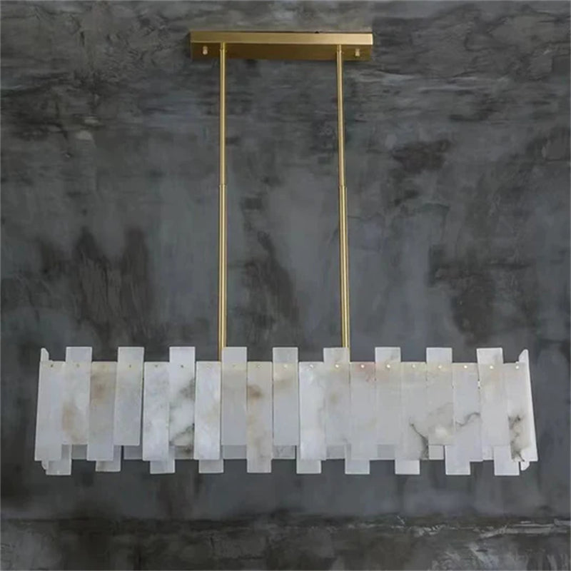 Orion Alabaster Linear Chandelier