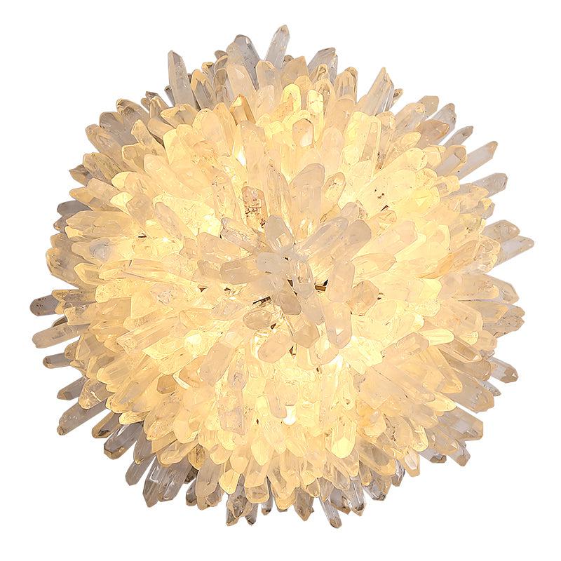 Savoy Crystal Cluster Wall Sconce