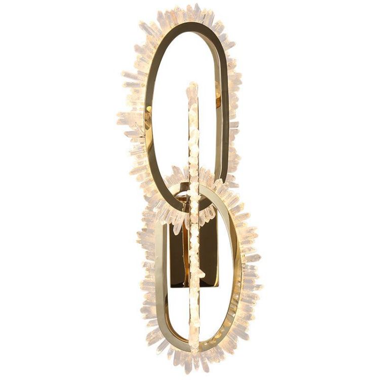 Savoy Crystal Modern Sconce