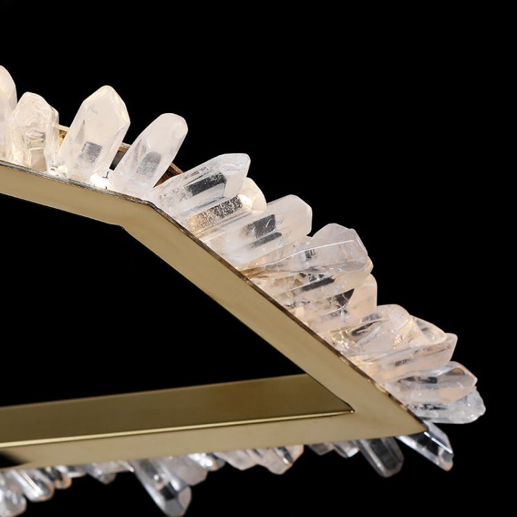 Savoy Irregular Modern Rock Crystal Chandelier