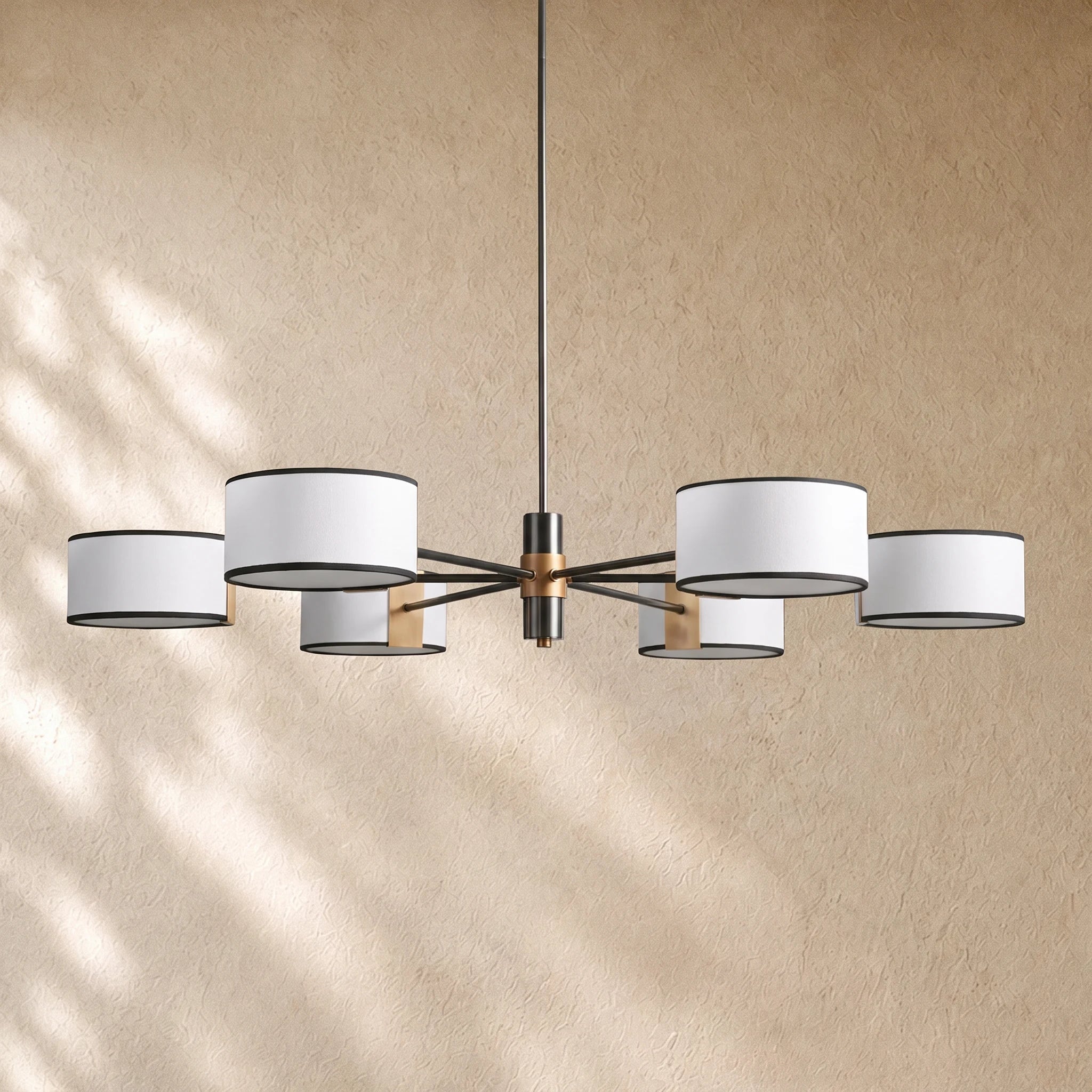 Daphna Fabric Round Chandelier