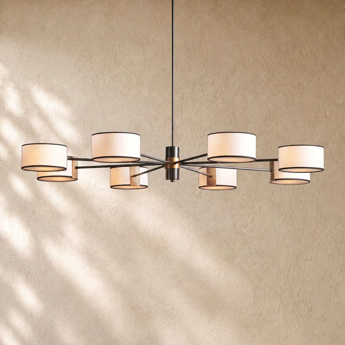 Daphna Fabric Round Chandelier