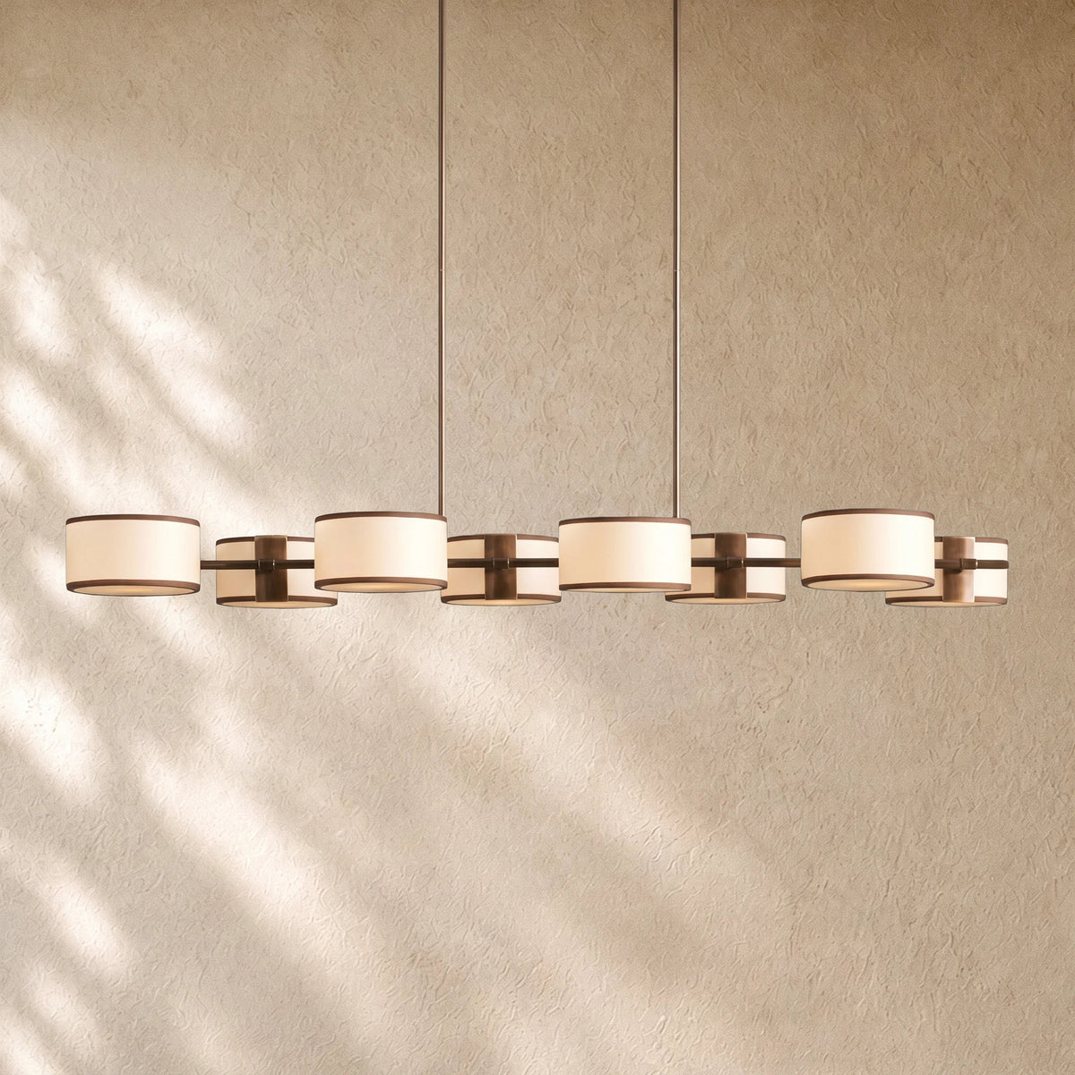 Daphna Fabric Linear Chandelier