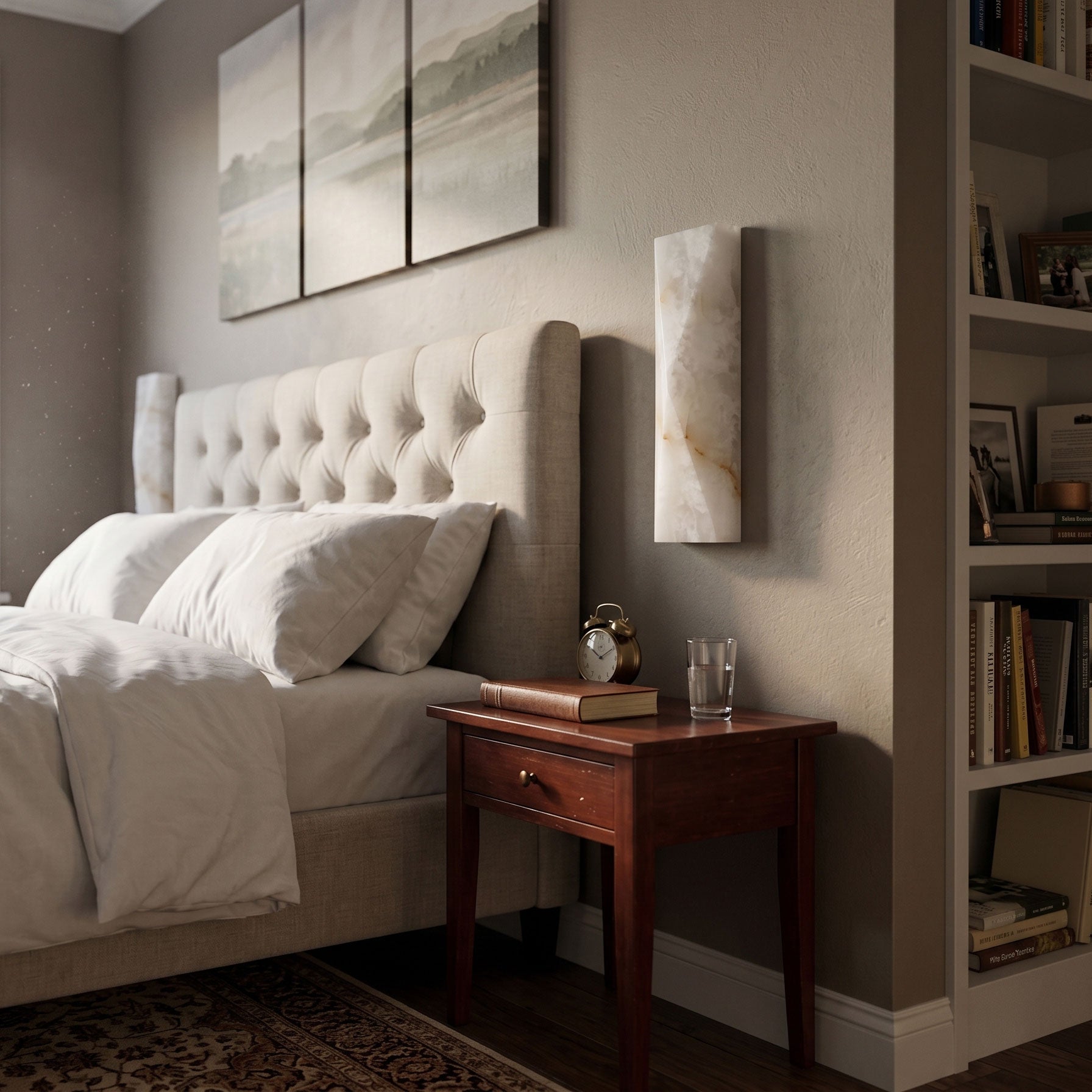 Tropez Alabaster Wall Sconce