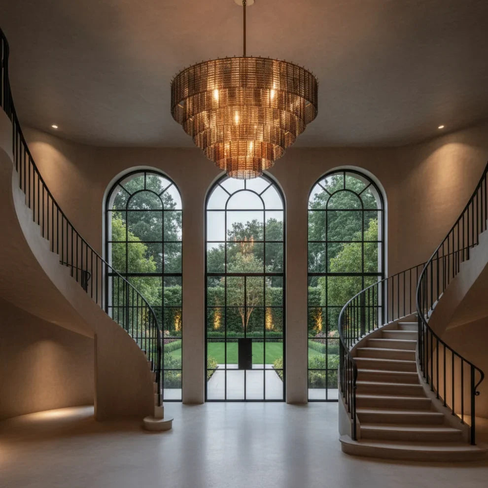 Sirena Glass Round Chandelier