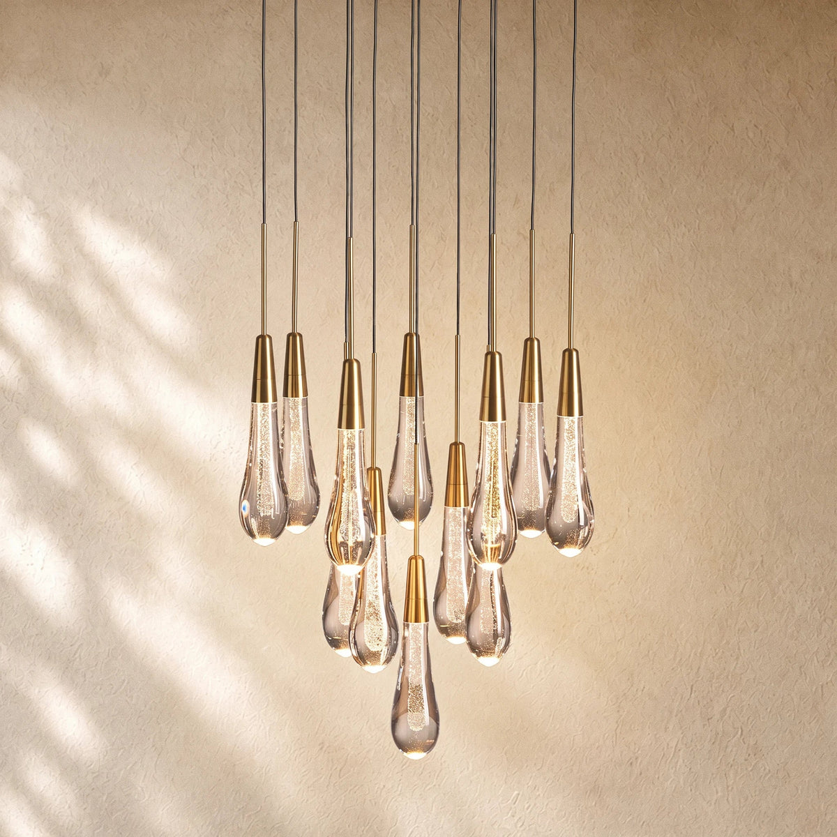 Soltairan Round Chandelier 17" 24" 36" 48" 58"
